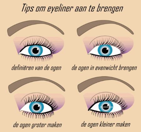 Eyeliner aanbrengen