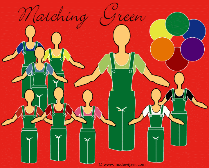 Hoe groen combineren met andere kleuren