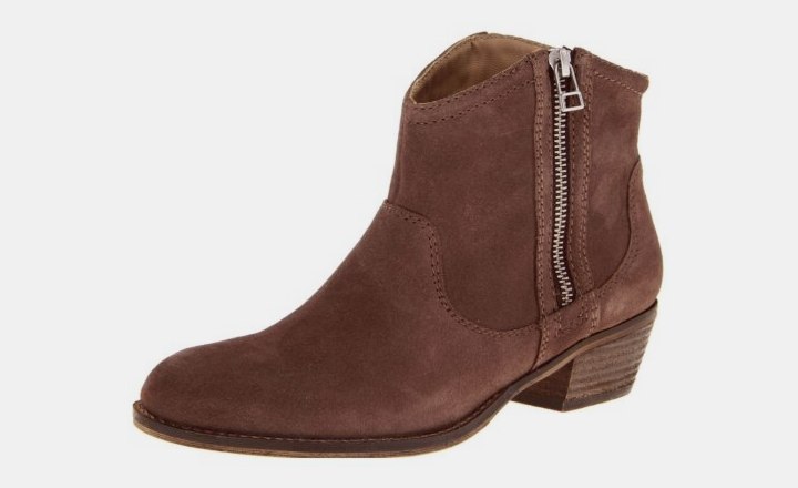 Bruin suede laarsje